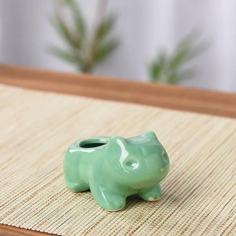 Creative Ceramic Mini Flowerpot – Succulent Planter with Drainage Hole for Home & Garden Decor