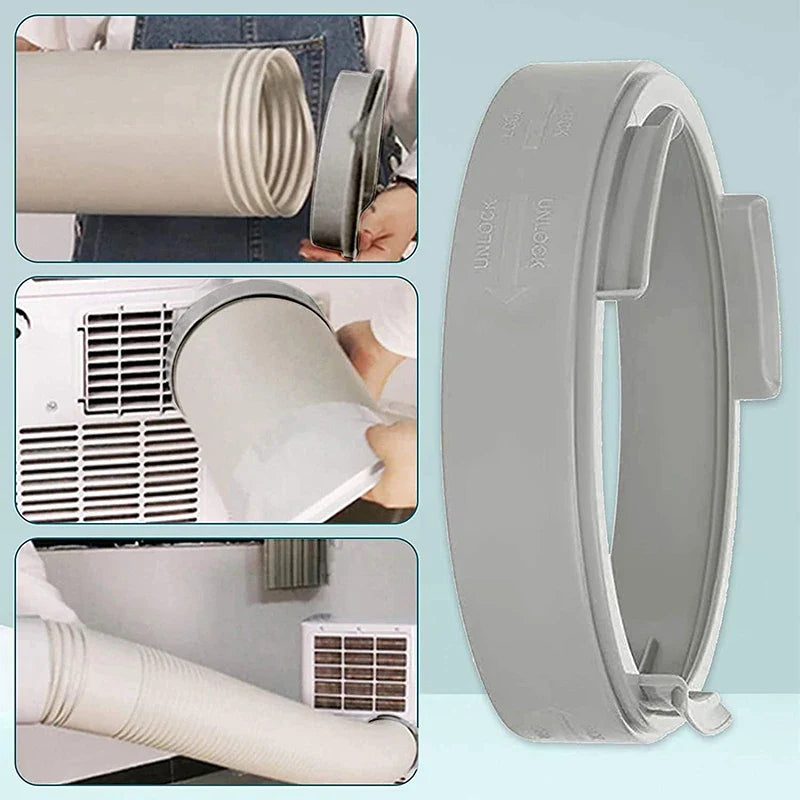 150mm Portable AC Exhaust Hose Connector – Replacement Duct Interface & Window Adapter for Air Conditioner Units