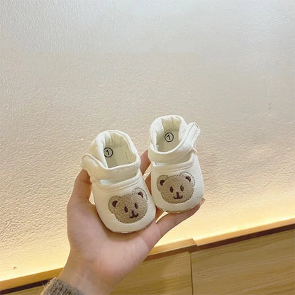 Cute Bear Baby Sandals - Soft Sole First-Step Shoes for Infants & Toddlers 0–18 Months