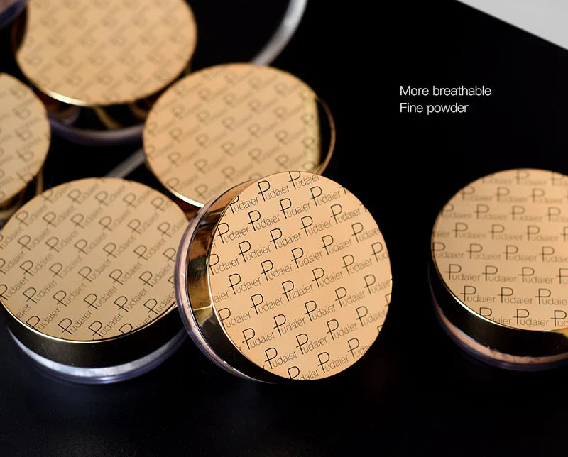 Matte Loose Setting Powder – Oil-Control Mineral Face Concealer, Bronzer & Contour for Dark Skin