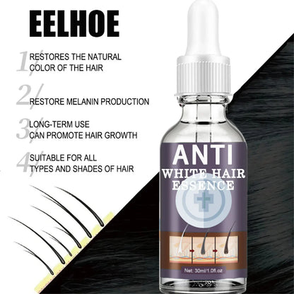 White Hair Remover – Restore Natural Hair Color in 7 Days, Gray Hair Treatment Solution