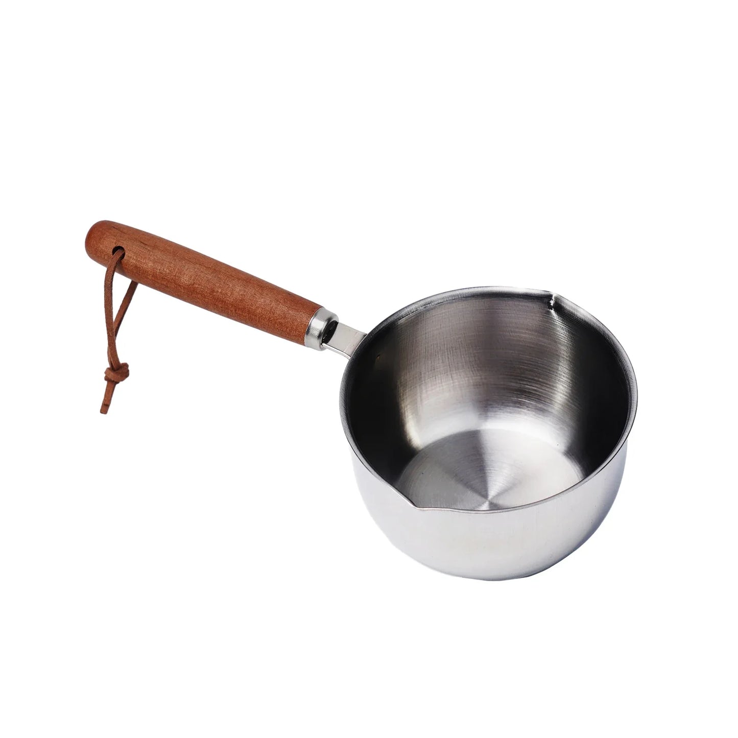 Stainless Steel Saucepan – Hot Oil & Milk Pan for Boiling, Melting & Kitchen Cooking