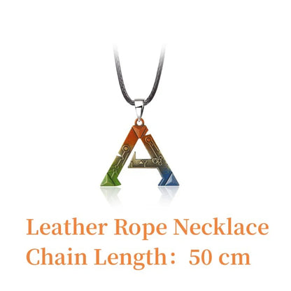 ARK Survival Evolved Logo A Metal Keychain – Game Inspired Alloy Keyring Pendant for Men & Women Car Bag Key Holder Gift