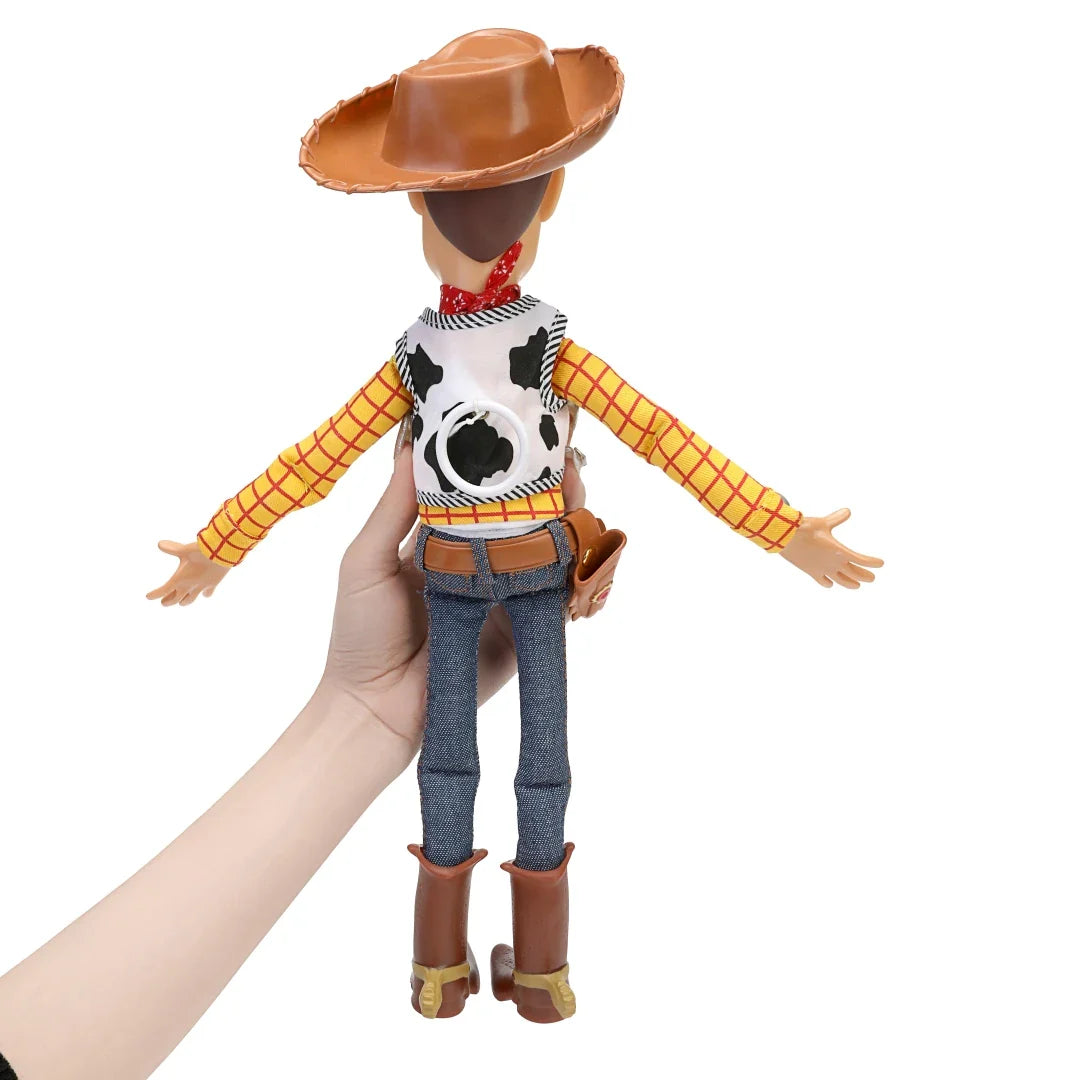 Disney Toy Story 4 Talking Woody & Jessie Action Figures — Speak & Sound Collectible Toy Model for Kids Gift