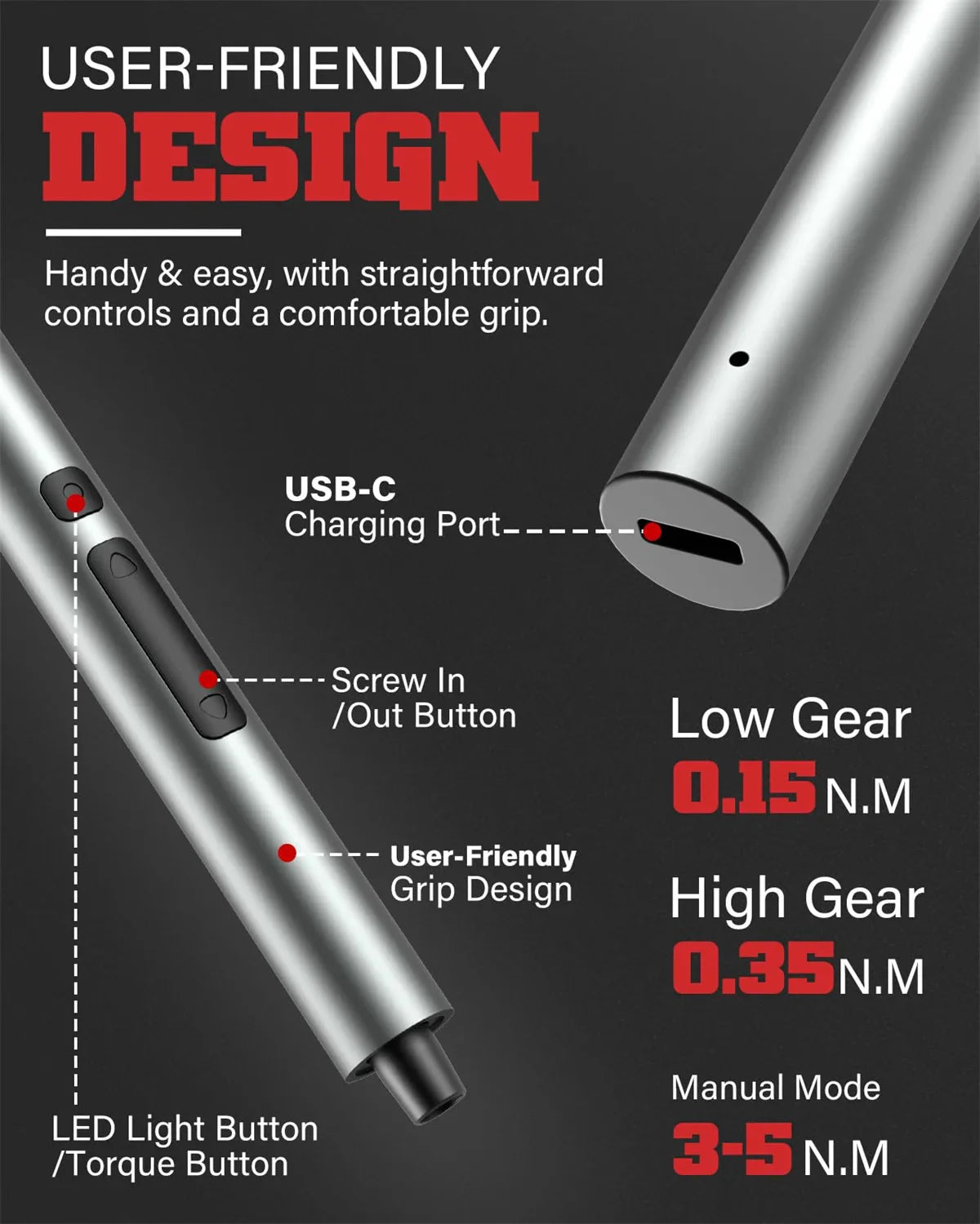 75-in-1 Precision Electric Screwdriver Set – 71 Magnetic Phillips & Torx Bits with 3 LED Lights