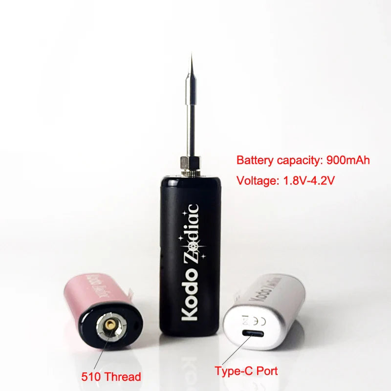 Yocan Kodo Plus Zodiac Edition Electronic Soldering Iron Pen — 900mAh Battery, LED Display, 1.8V-4.2V Voltage Repair Tool