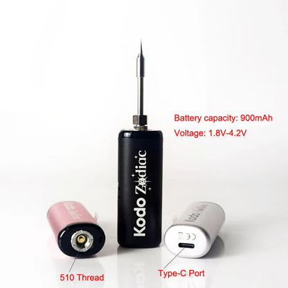 Yocan Kodo Plus Zodiac Edition Electronic Soldering Iron Pen — 900mAh Battery, LED Display, 1.8V-4.2V Voltage Repair Tool