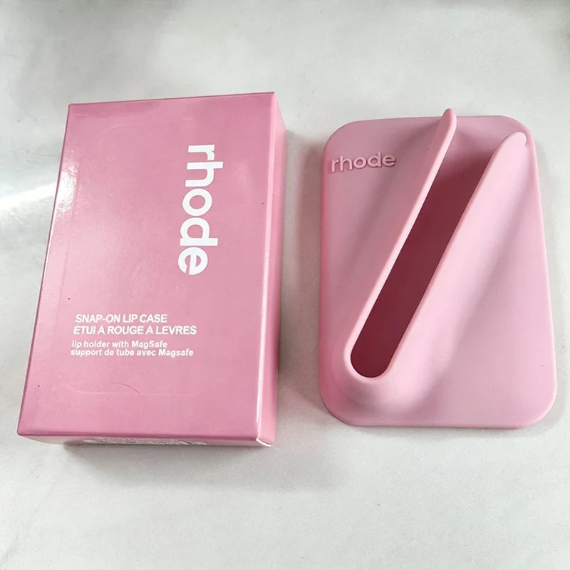 RHODE Magnetic Lip Case - MagSafe Compatible iPhone Cover with Lip Gloss Holder for iPhone 17 Air 16 15 14 13 12 11 Pro Max