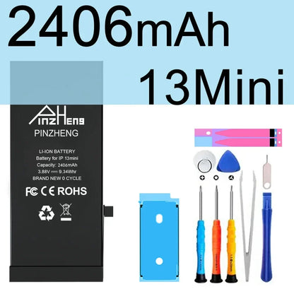 PINZHENG High Capacity Replacement Battery for iPhone X, XR, XS, 11, 12 & 13 Mini, Pro & Pro Max
