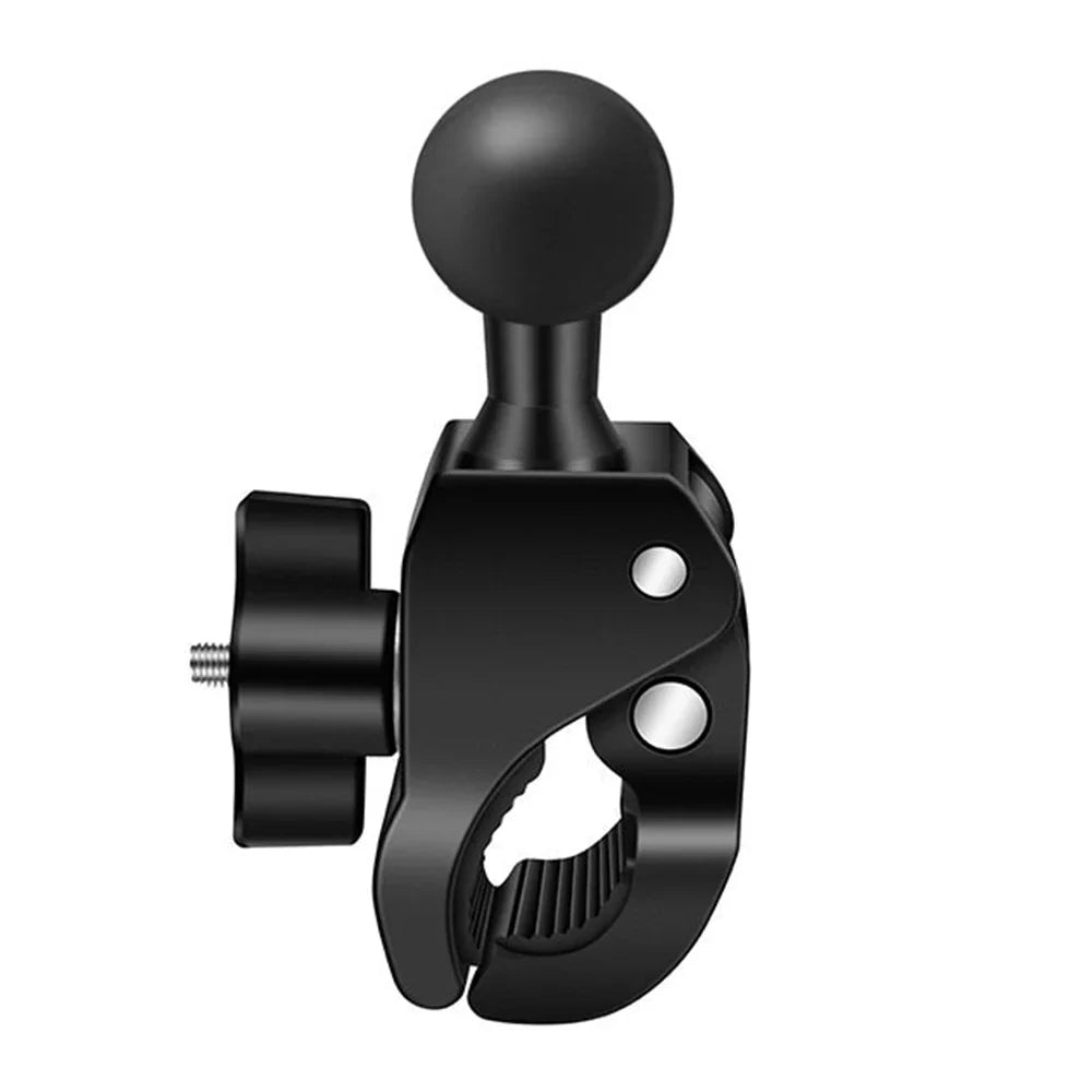 1" Ball Head Adapter Mount for Motorcycle Handlebar – Rearview Mirror Bracket for DJI, GoPro & Insta360 Cameras