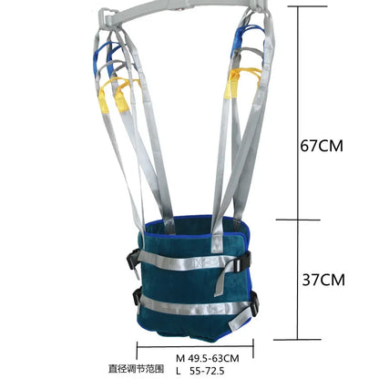 Adjustable Patient Lift Sling — Rehabilitation Walking & Standing Support Belt for Elderly and Disabled Care