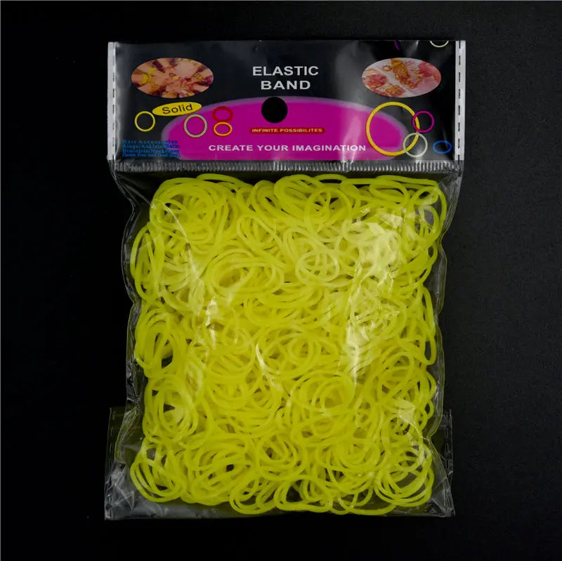 Pantone Color Rainbow Rubber Bands for Loom Bracelets – Western European Style DIY Arts & Crafts Kit