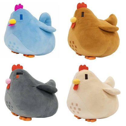 22cm Stardew Valley Chicken Plush Toy — Soft Stuffed Animal Pillow, Kids Toy, Christmas Gift & Home Decoration