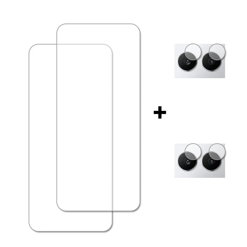 Tempered Glass Screen Protector for OnePlus Nord 4 — Protective Glass & Camera Lens Film