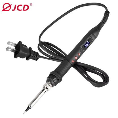 JCD 60W/80W Electric Soldering Iron – Adjustable Temperature with Digital Display for Welding & Repair