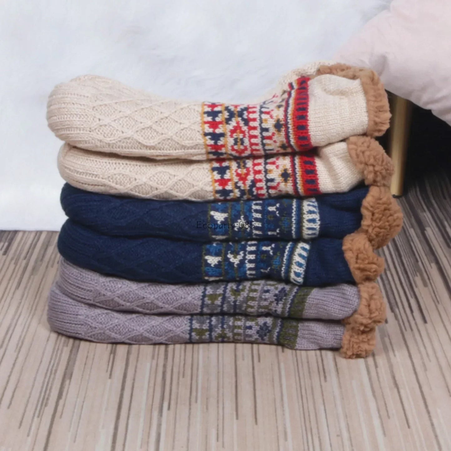 Fall and Winter Floor Socks - Warm Home Socks for Women and Men, Snow Socks, Sleep Carpet Slippers, Non-Slip Yoga Socks, 2024