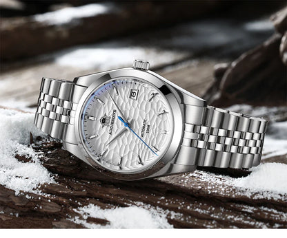 ADDIESDIVE 2024 Luxury Couple Watches – Sapphire Crystal Automatic Mechanical NH35A Steel Wristwatch for Men & Women Gift