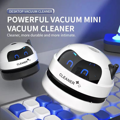 Mini Handheld USB Desk Vacuum Cleaner – Portable Table Sweeper for Home & Office Pencil Crumbs