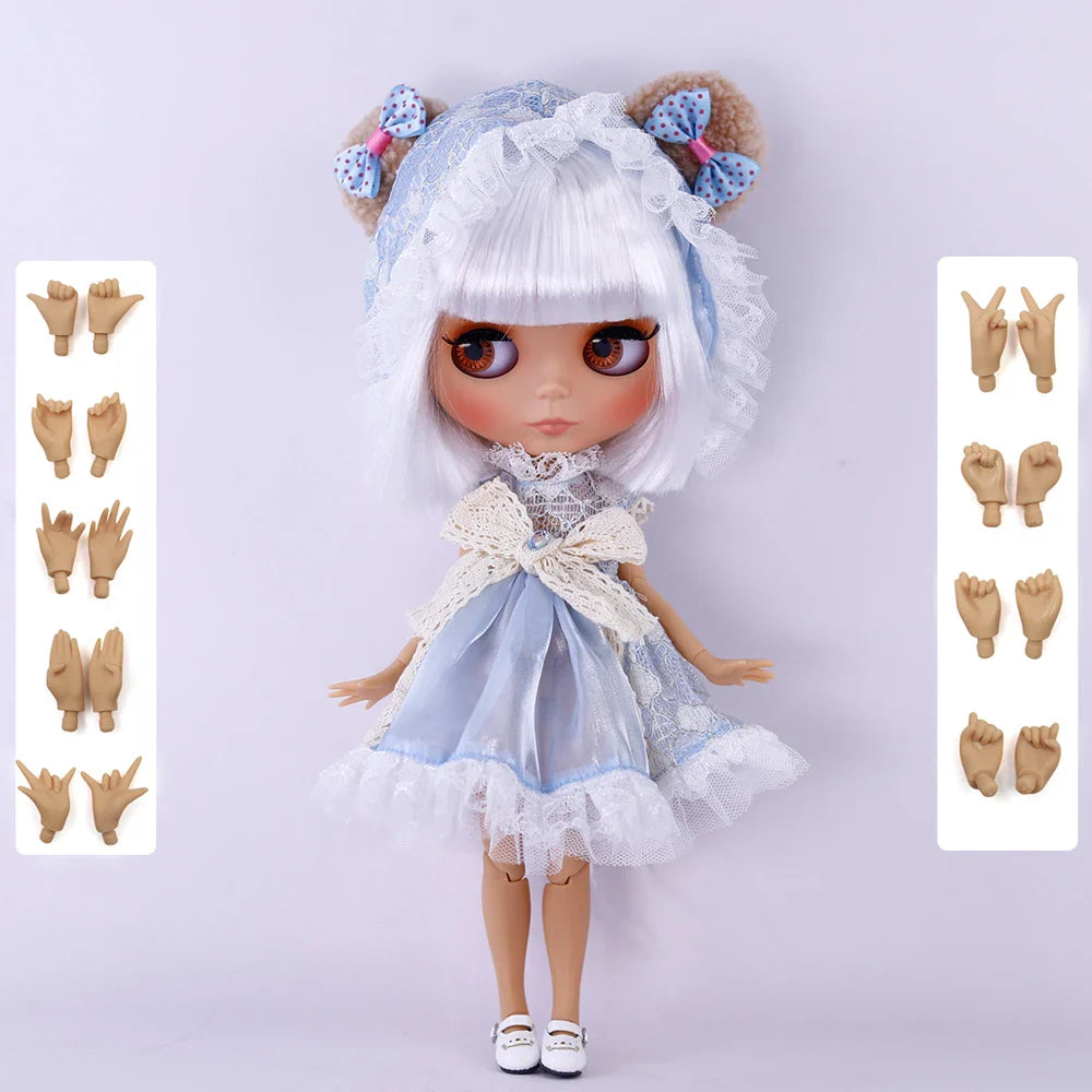 ICY DBS Blyth 1/6 Joint Doll – 30cm Tan Skin Matte Face BJD Girl Doll Toy Gift