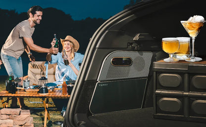 Tesla Model Y 5-Seater 15L Car Fridge – Smart Compressor Portable Cooler 12V/24V for Road Trips, Camping & Daily Use