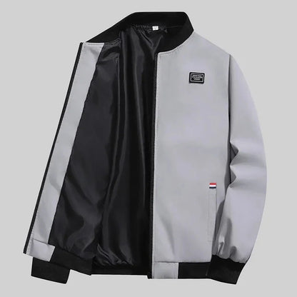 Men’s Lightweight Windbreaker Jacket - Spring Fall Windproof Casual Outdoor Coat with Zipper Pockets