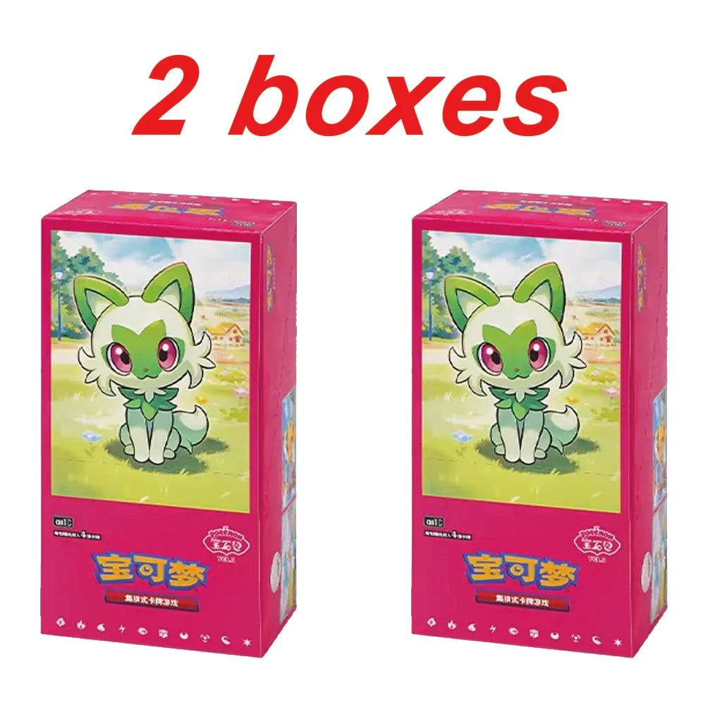 Original Pokemon TCG Gem Pack Vol.2 — Chinese Eevee Scarlet & Violet Trading Card Set, 1 Case 20 Boxes