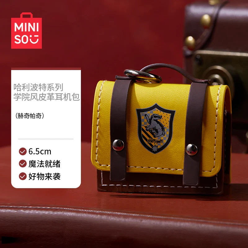 Harry Potter College Style Leather Bag – Portable Headset Protection & Storage Ba