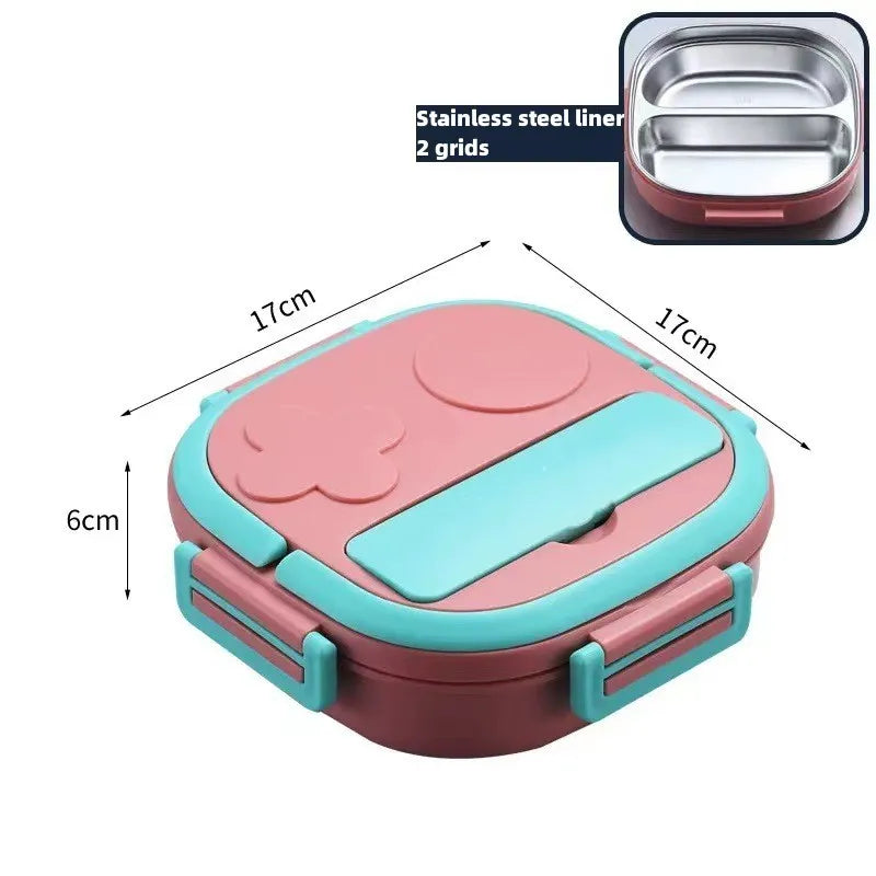 Outing Tableware - Portable 304 Stainless Steel Lunch Box for Baby, Child, Student - Outdoor Camping and Picnic Food Container Bento Box
