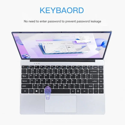 FIREBAT A14 Laptop — 14.1" FHD | Intel N5095 | 16GB LPDDR4 RAM | 512GB/1TB SSD | Lightweight Business Notebook with Fingerprint Unlock