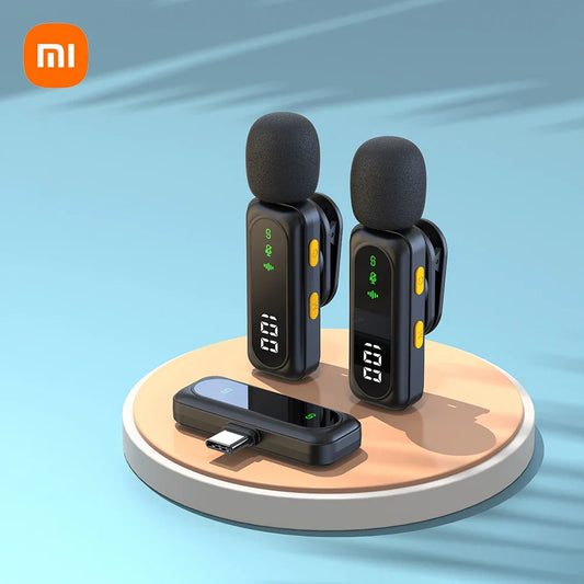 Xiaomi Mijia Wireless Lavalier Microphone – Portable Noise-Reduction Lapel Mic Type-C for iPhone 15-16, Android & PC Live Recording
