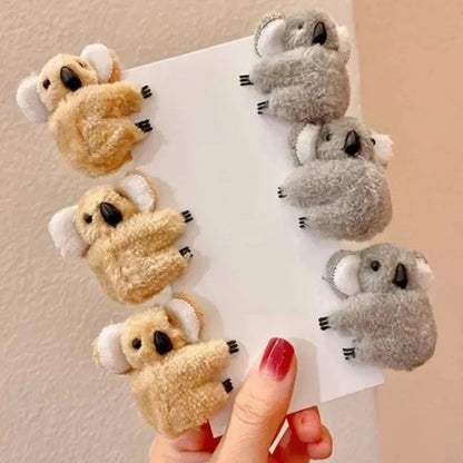 Koala Bear Hair Clips – Animal Hair Claw Clip & Barrettes for Cute Hair Decoration and Accessories