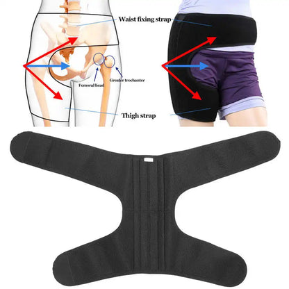 Adjustable Hip Support Belt – Groin Compression Brace for Sciatica, Arthritis & Joint Pain Relief