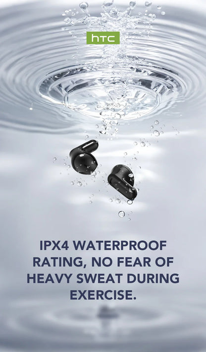 HTC NE20 Bluetooth 6.0 Wireless Translator Earphones – Waterproof IPX4 with Long Battery Life