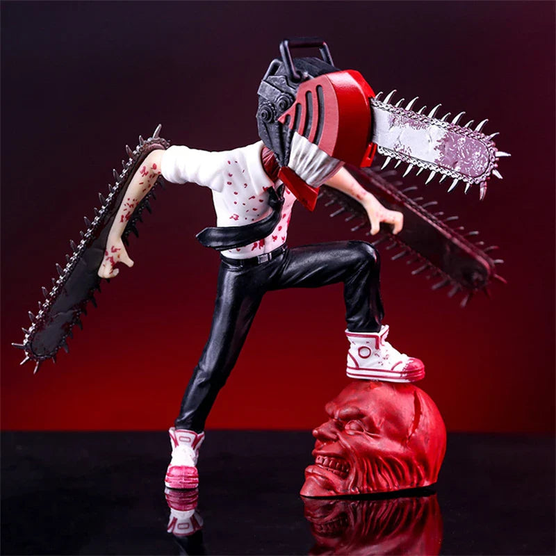 17cm Chainsaw Man Denji Figure – PVC Anime Action Figurine, Collectible Model, Desktop Decoration, Gift for Adults & Kids