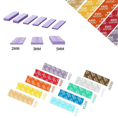 30PCS DSPIAE Sanding Sponge Set – Arc Grinding & Polishing Tool for GK Military & Gundam Model Making