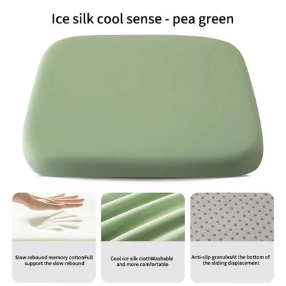 Ergonomic Memory Foam Seat Cushion – Hemorrhoid Relief & Support for Office, Students & Prolonged Sitting