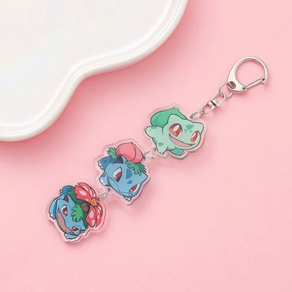 Anime Acrylic Keychain – Cute Cartoon Car Bag Pendant, Creative Gift for Friends & Fans, Fun Keyring Charm