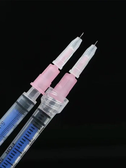31G 4mm Adjustable Disposable Microplastic Needle – Sterile Medical Injection Tool for Cosmetic Eyelid Procedures