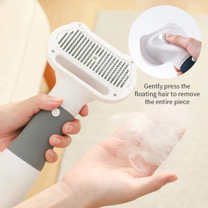 3-in-1 Pet Dryer - Quiet Dog Hair Dryer with Comb Brush | Low Noise, Adjustable Temperature for Cats & Dogs