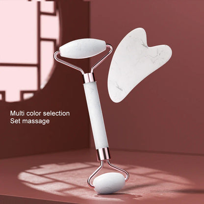 Facial Roller for Face, Neck, and Eyes – Resin Massage Instrument, Health Care Scraping Board for Muscle & Beauty Skincare