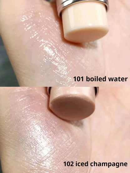 KAXIER High Gloss Stick Highlighter Blush — Waterproof Shimmer Face Contour Illuminator & Brightening Rouge