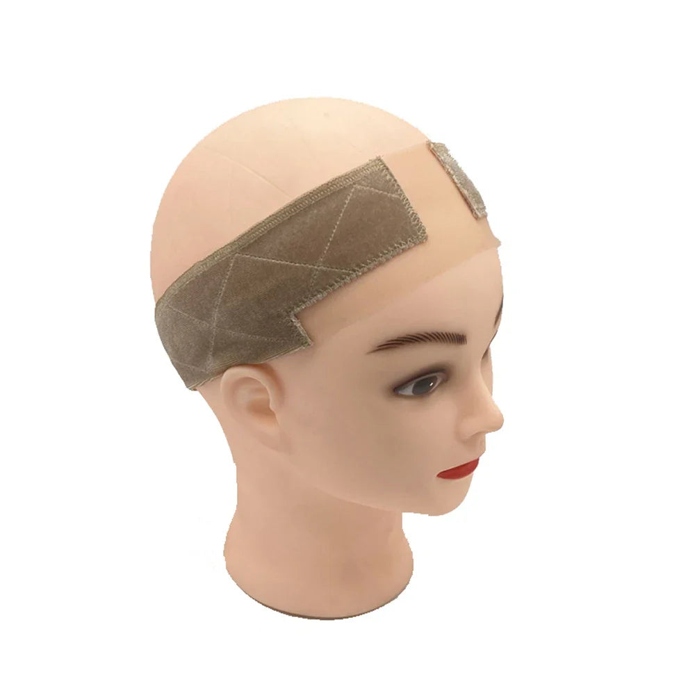 Lace Wig Grip Headband - Non-Slip Soft Velvet Women’s Wig Accessories, Adjustable Grip Scarf for Secure Fit