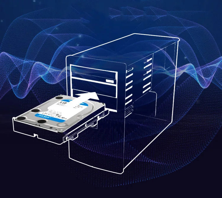 Western Digital WD Blue 4TB/6TB/3TB/2TB 3.5" SATA III Hard Drive – Desktop & Monitoring Storage Solution