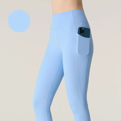 Women's High Waist Seamless Leggings - Naked Feel Push Up Yoga Pants For Fitness, Running & Gym Training