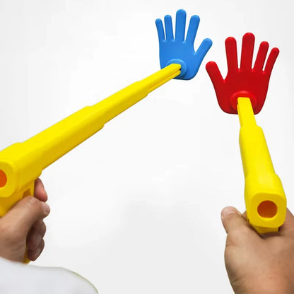 3D Printed Rock Paper Scissors Hand Toy - Extendable Interactive Clapper & Stress Relief Game