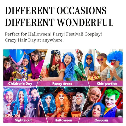 30ml Temporary Hair Color Spray - Instant DIY Hair Dye for Halloween, Parties, Costumes & Creative Hair Styling