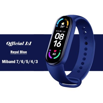 Silicone Strap for Xiaomi Mi Band 3-7 NFC – Sport Replacement Wristband Bracelet