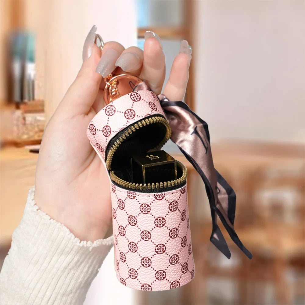 Luxury Mini Coin Purse Pendant - Retro Keychain Bag for Earbuds, Lipstick & Small Essentials