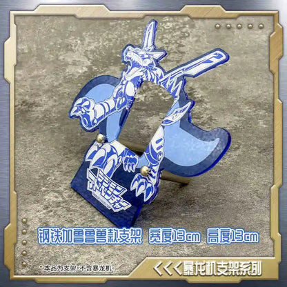 Digimon 25th Anniversary Color Screen Tyrannosaurus Machine – Special Collection Card Brick Plaque Toy for Boys Xmas Gift