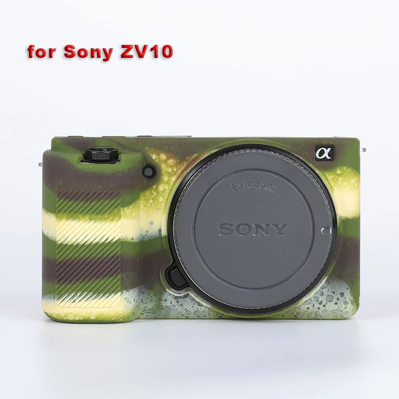 Sony RX100 ZV Series Silicone Camera Case - Soft Rubber Protective Body Cover Bag for RX100 III IV V VI VII ZV1 ZV-E10 Camera Protector
